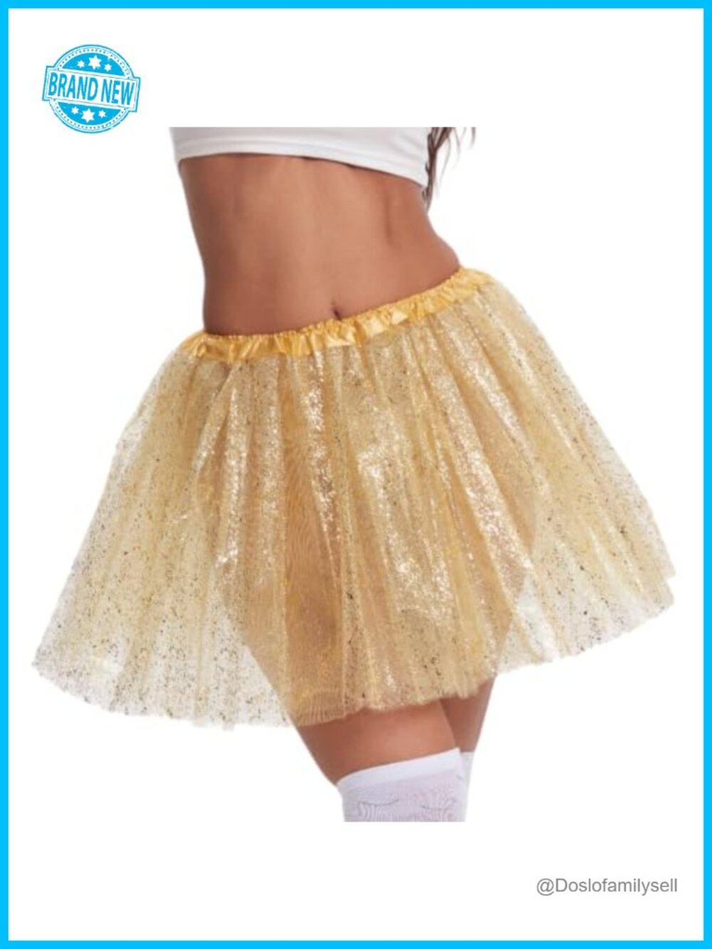 Women's 3-Layer Tulle Tutu Skirt Elastic Waist Plus Size Halloween Costume